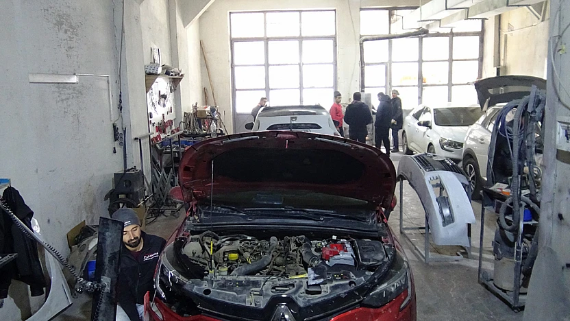 Malatya'da kaportacılar iş yetiştiremiyor