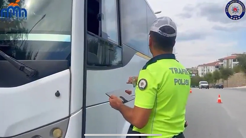 Malatya'da Okul Servis Araçları Mercek Altında