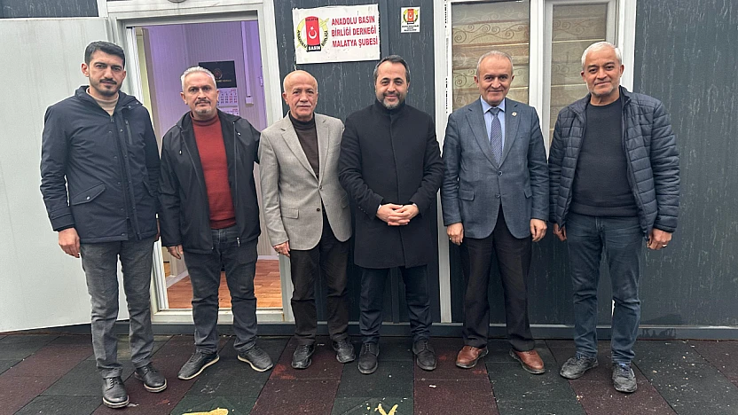 Milletvekili Prof. Dr. Abdurrahman Babacan'dan Anadolu Basın Birliği Malatya Şubesine Ziyaret