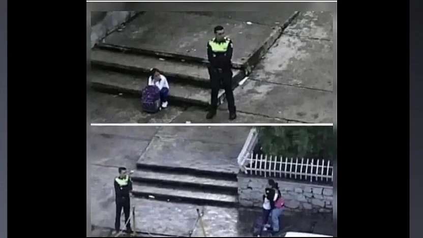 Okul Bahçesinde Vicdan Nöbeti: Polis Memurundan Örnek Davranış