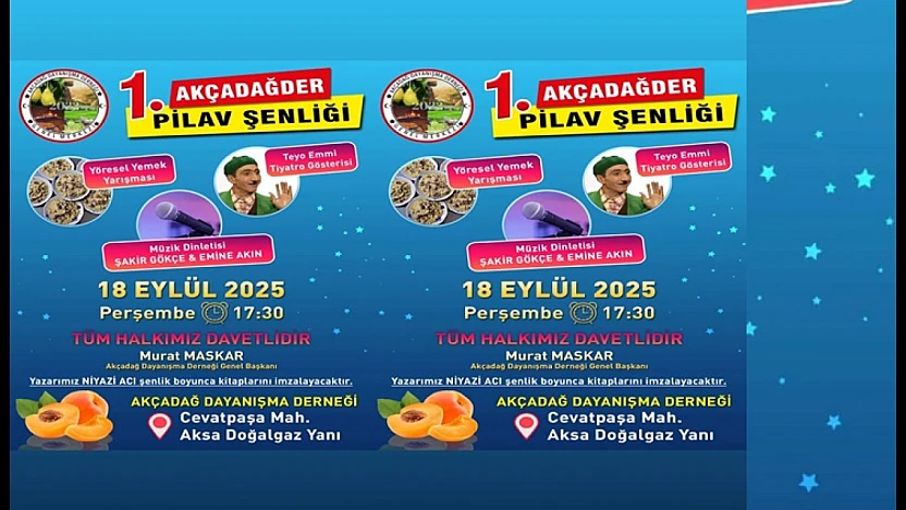 Pilav Festivalinde Tiyatrocular Sahne Alacak