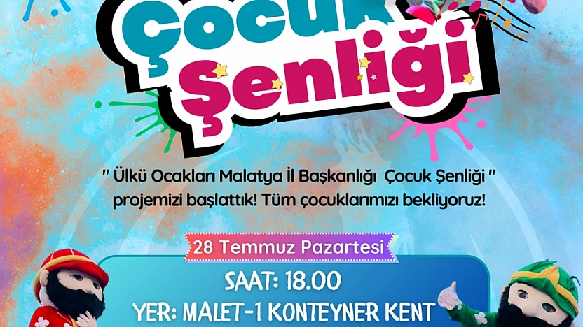 Ülkü Ocaklarından Çocuk Şenliği Projesi