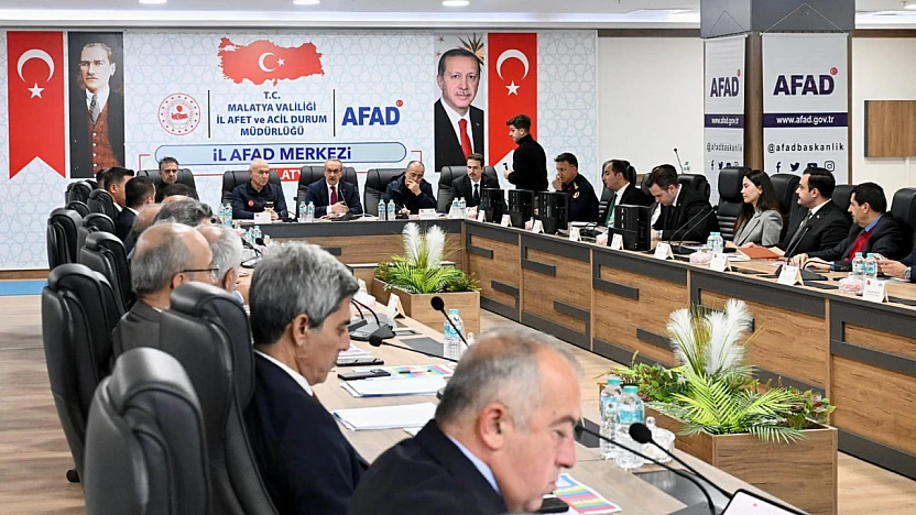 Vali Seddar Yavuz İl Afet Risk Azaltma Planı Toplantısına Katıldı