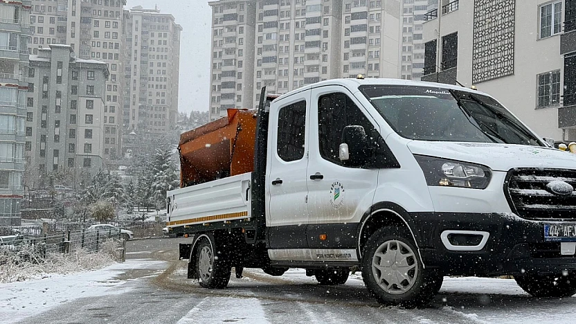 Yeşilyurt'ta Karla Mücadele Seferberliği