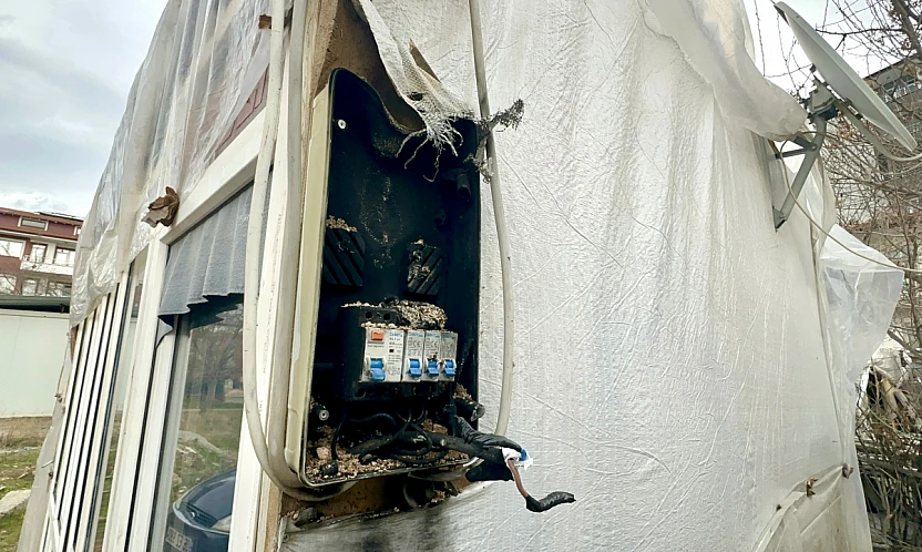 Bahçeye Düşen Yüksek Gerilim Hattı Engelli Genci Bayılttı