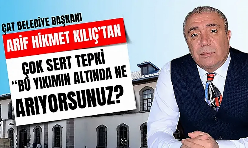 Başkan Kılıç'tan Erzurum Kongre Binası İçin Net Mesaj: 'Bu bina yıkılamaz, bu milletin onurudur'