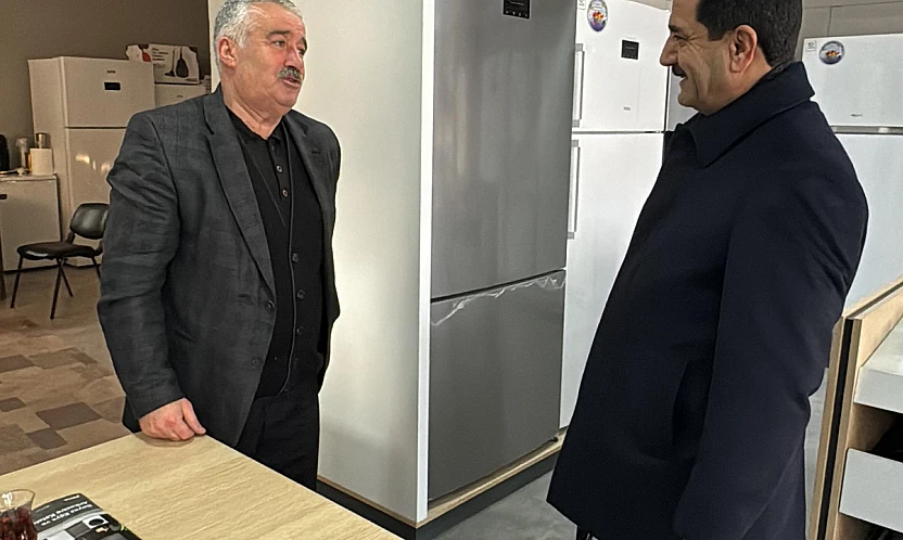 Başkan Taşkın'dan İnönü Caddesi Esnafına Ziyaret