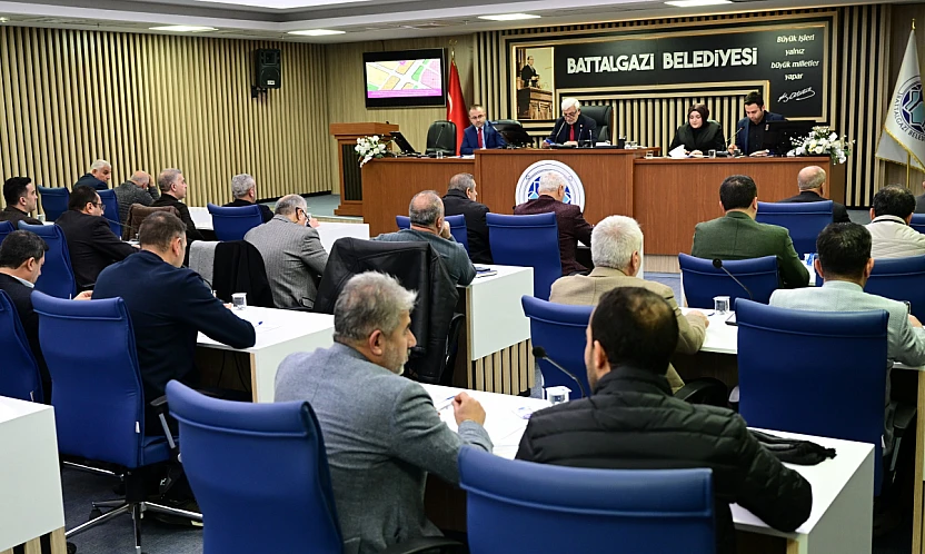 Battalgazi Belediye Meclisi İmar Ağırlıklı Gündemle Toplandı