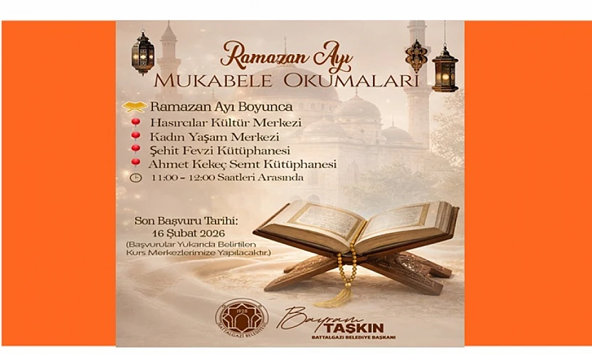 Battalgazi Belediyesi'nden Ramazan'a Özel Mukabele Programı