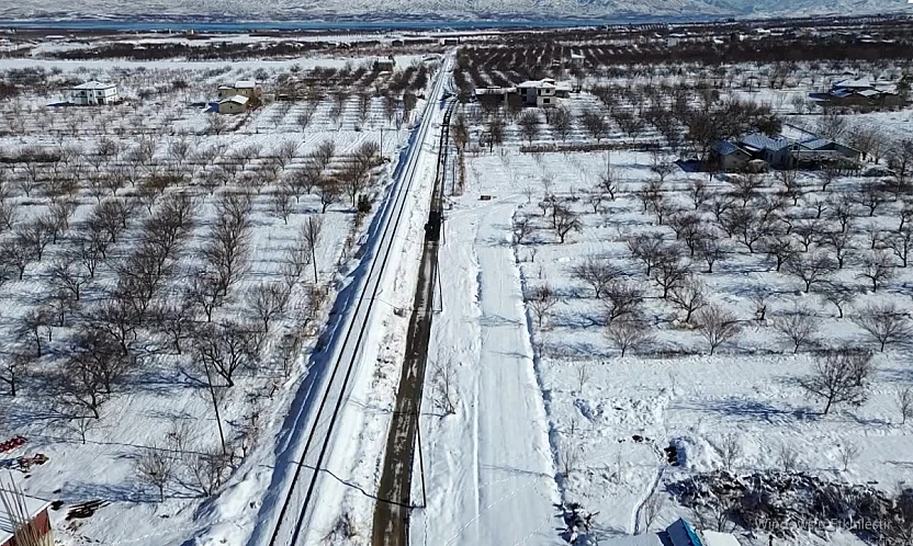 Battalgazi'de Kar Yağışı Sonrası Görsel Şölen