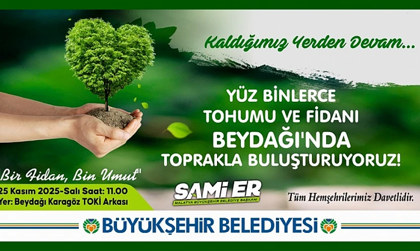 Doğa ve İnsan Buluşuyor: Beydağı'nda Fidan Dikim Şenliği Düzenlenecek