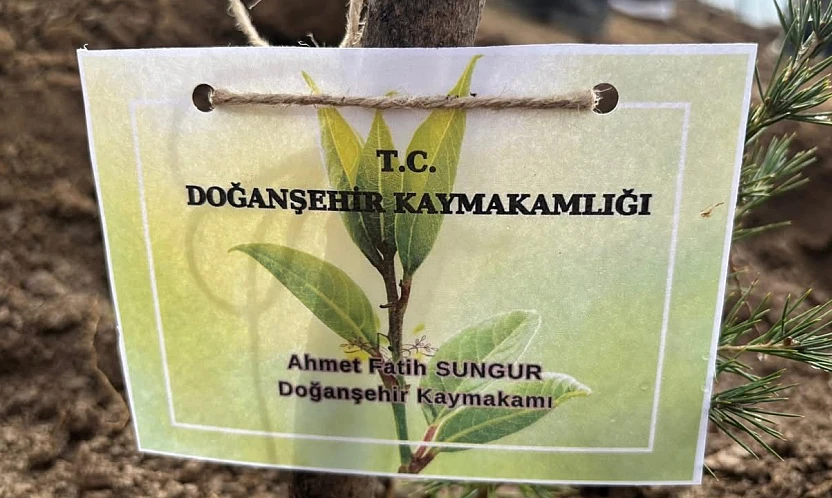 Doğanşehir'de ÖNEM Projesi Kapsamında Fidan Dikim Etkinliği Gerçekleştirildi