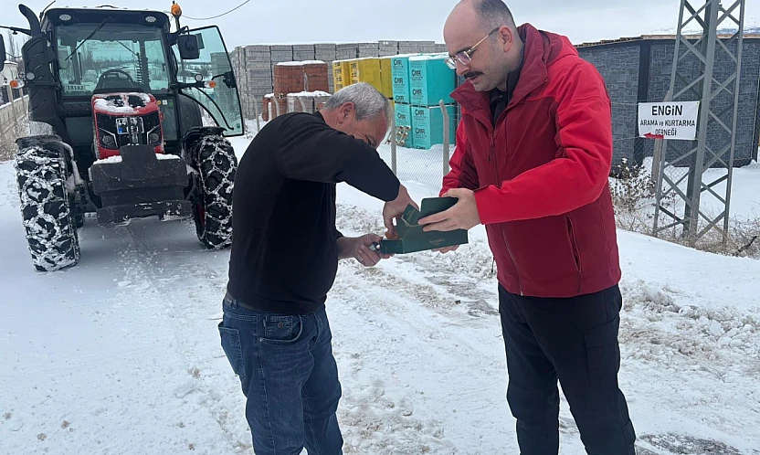 Doğanşehir Kaymakamı Kar Mesaisinde