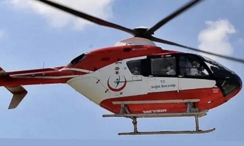 Durumu Ağırlaşan Hasta Helikopter Ambulansla Malatya'ya Nakledildi