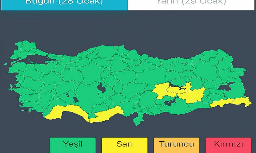 Güneydoğu'da Yağmur, Yükseklerde Kar Uyarısı