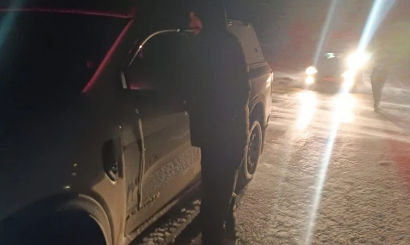 Kurucaova Mevkiinde Tipi Etkili Oldu, Yol Trafiğe Kapatıldı