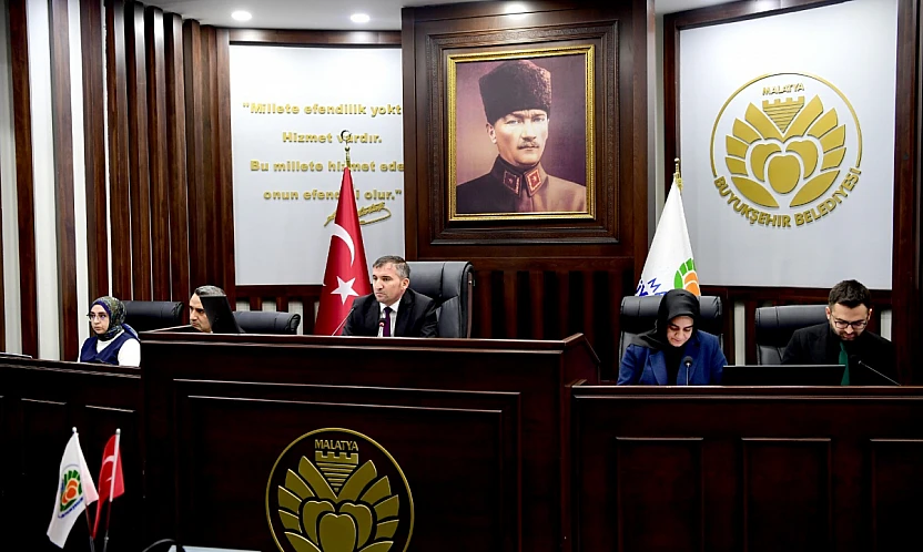 Malatya Büyükşehir Meclisi'nde Gündem Maddeleri Oy Birliğiyle Kabul Edildi