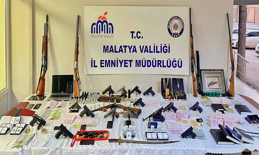 Malatya'da Çete Operasyonu: Firari Cinayet Hükümlüsü Yakalandı