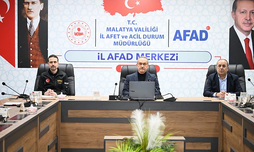 Malatya'da Karla Mücadele Seferberliği: 3.554 Personel, 1.095 Araç Görevde