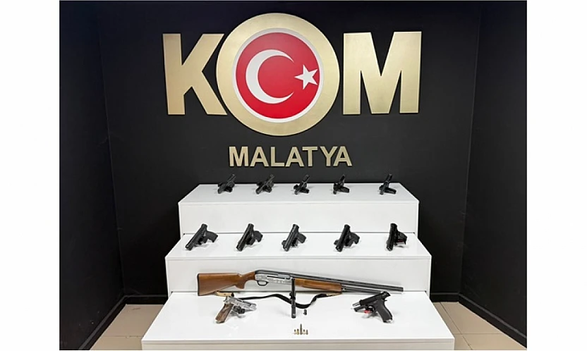 Malatya'da Ruhsatsız Silah Deposu Ortaya Çıkarıldı