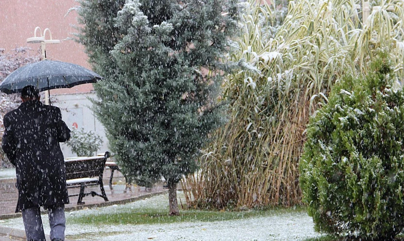 Meteoroloji'den 5 il için kuvvetli yağış ve kar uyarısı