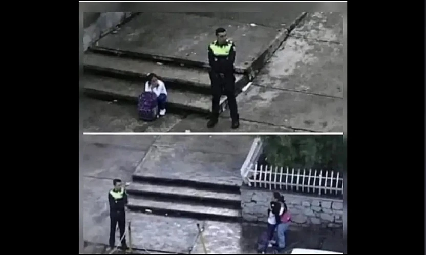 Okul Bahçesinde Vicdan Nöbeti: Polis Memurundan Örnek Davranış