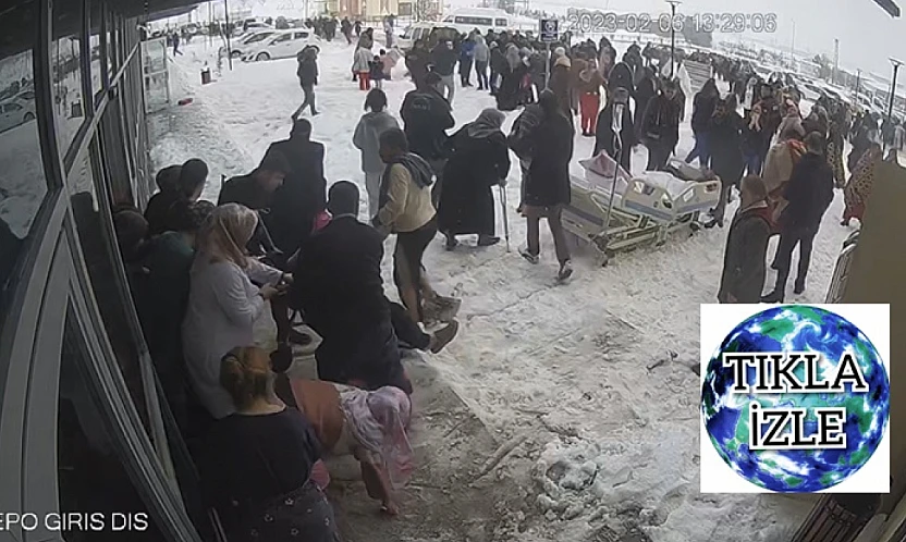 Sedye, Tekerlekli Sandalye, Sürünerek Kaçış… Doğanşehir'de Deprem Anları