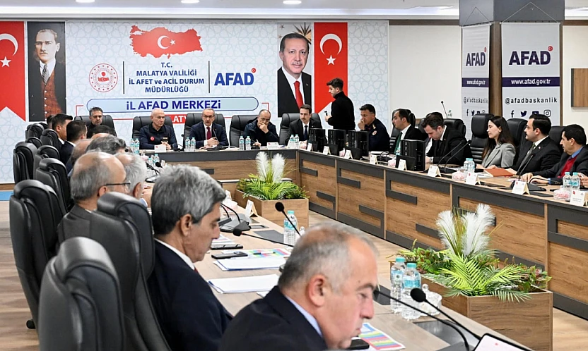 Vali Seddar Yavuz İl Afet Risk Azaltma Planı Toplantısına Katıldı