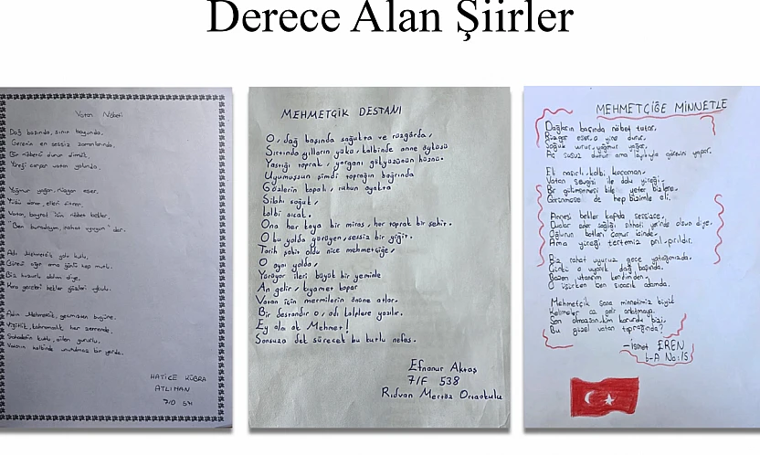 Vatan Sevgisi Şiirlerle Dile Geldi