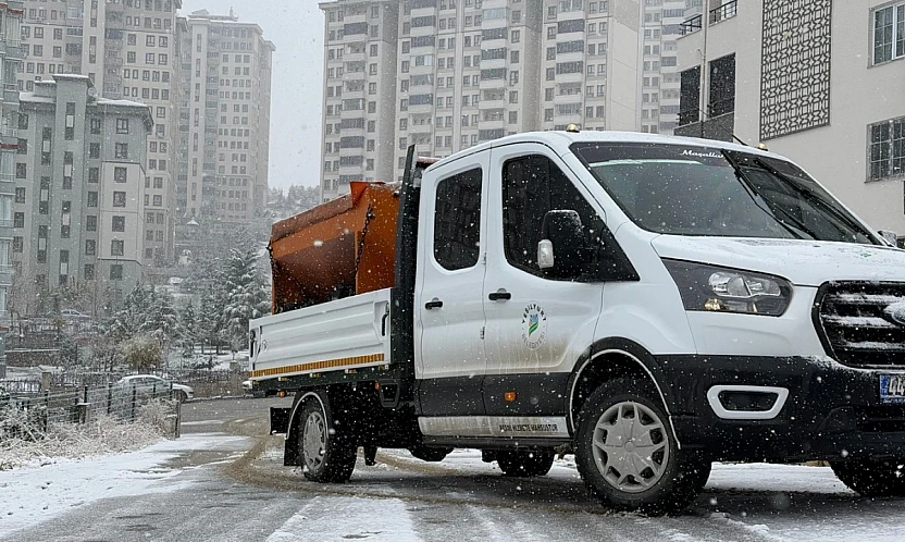 Yeşilyurt'ta Karla Mücadele Seferberliği